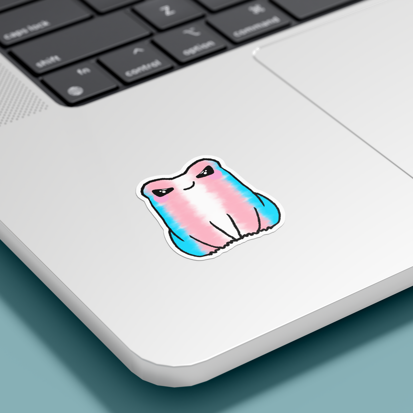 Transgender LGBTQ+ Angry Frog Sticker