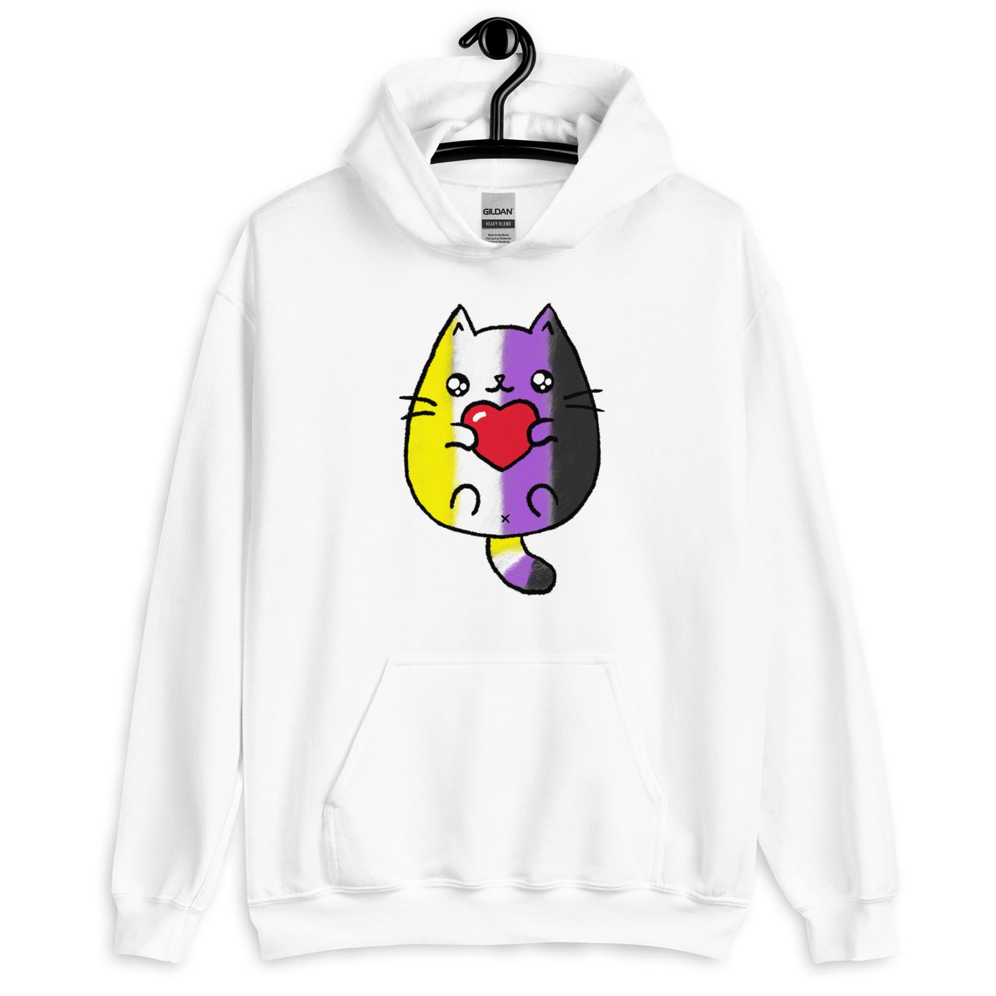 Nonbinary Sweet Cat Hoodie