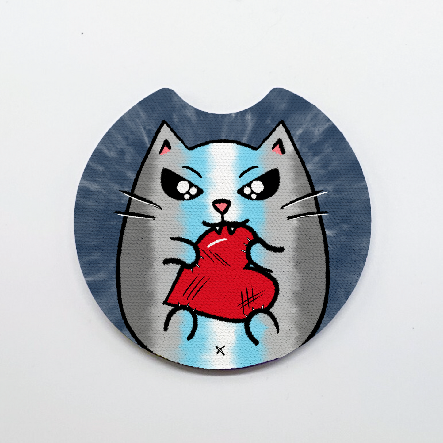 LGBTQ+ Angry Cat Car Coasters