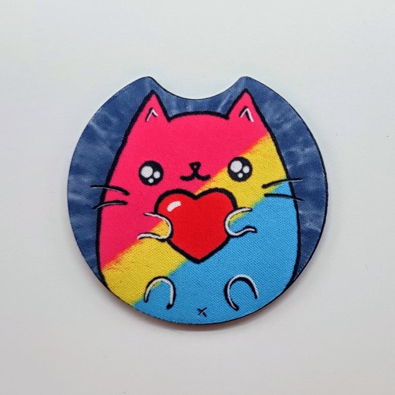 LGBTQ+ Sweet Cat Car Coasters