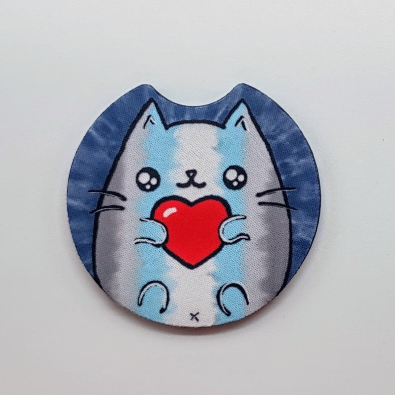 LGBTQ+ Sweet Cat Car Coasters