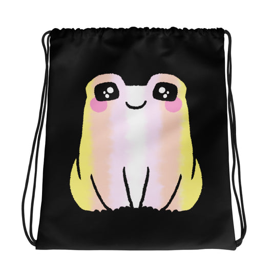 Pangender Frog Drawstring Bag