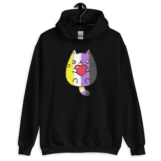 Nonbinary Sweet Cat Hoodie