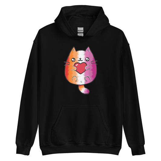 Lesbain Sweet Cat Hoodie