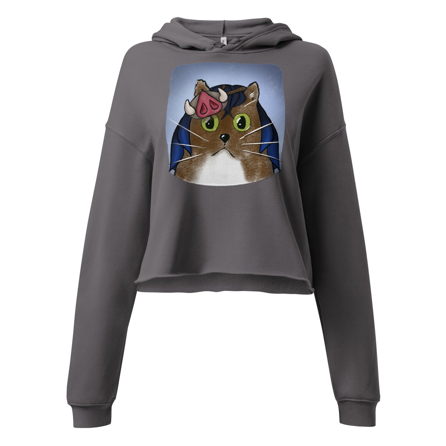 Manga/Anime Cat I Cropped Hoodie